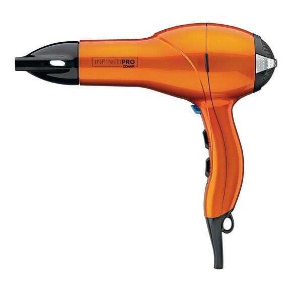 InfinitiPRO by Conair Quick Styling Salon Hair Dryer Blow Dryer Orange - Picture 1 of 8